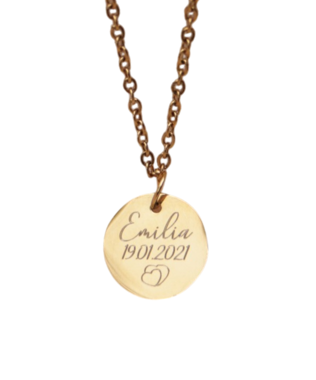 Collier personnalisé gravé pour naissance
