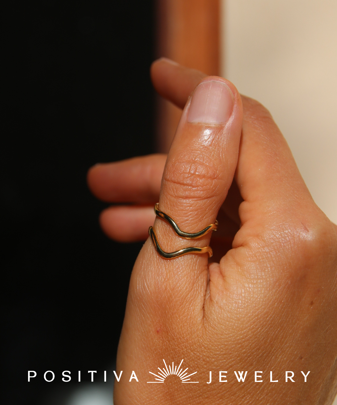 cross ring made of 18k stainless steel