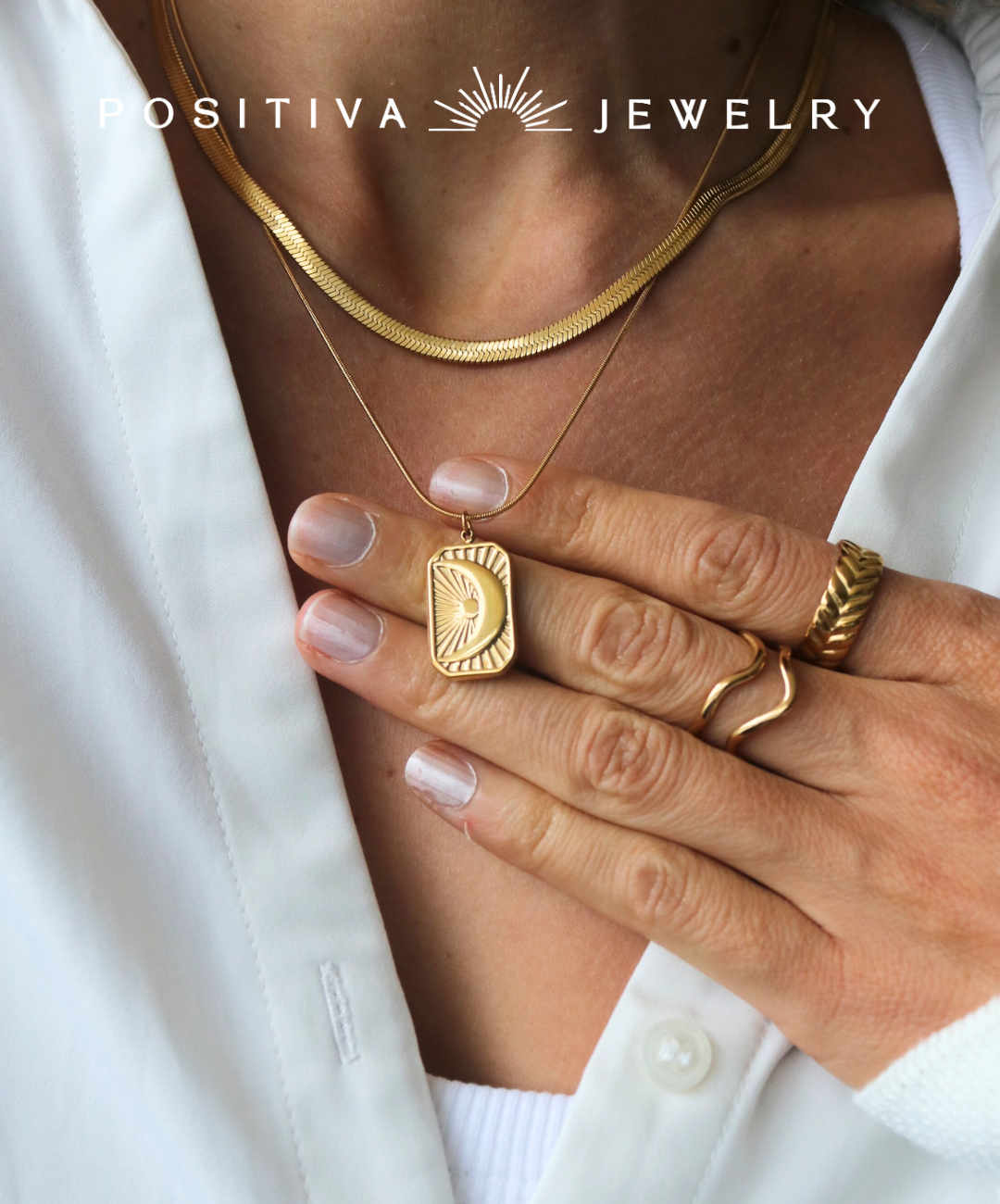 cross ring made of 18k stainless steel