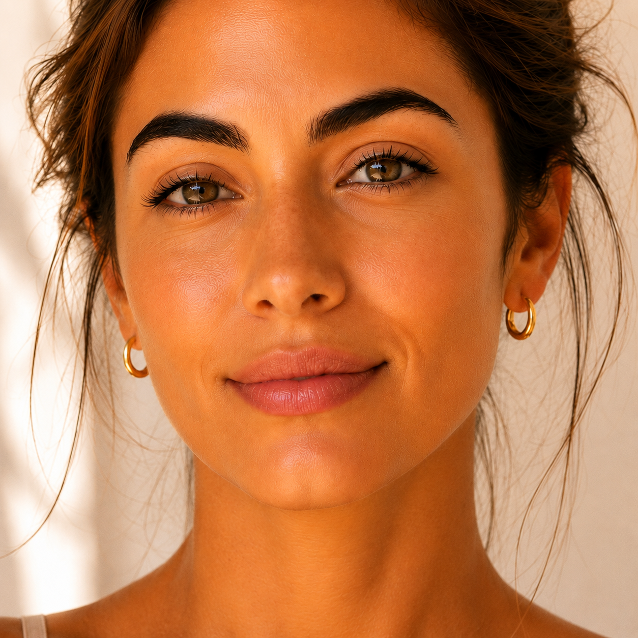 Creolen 15 mm – 18K Gold – Edelstahl