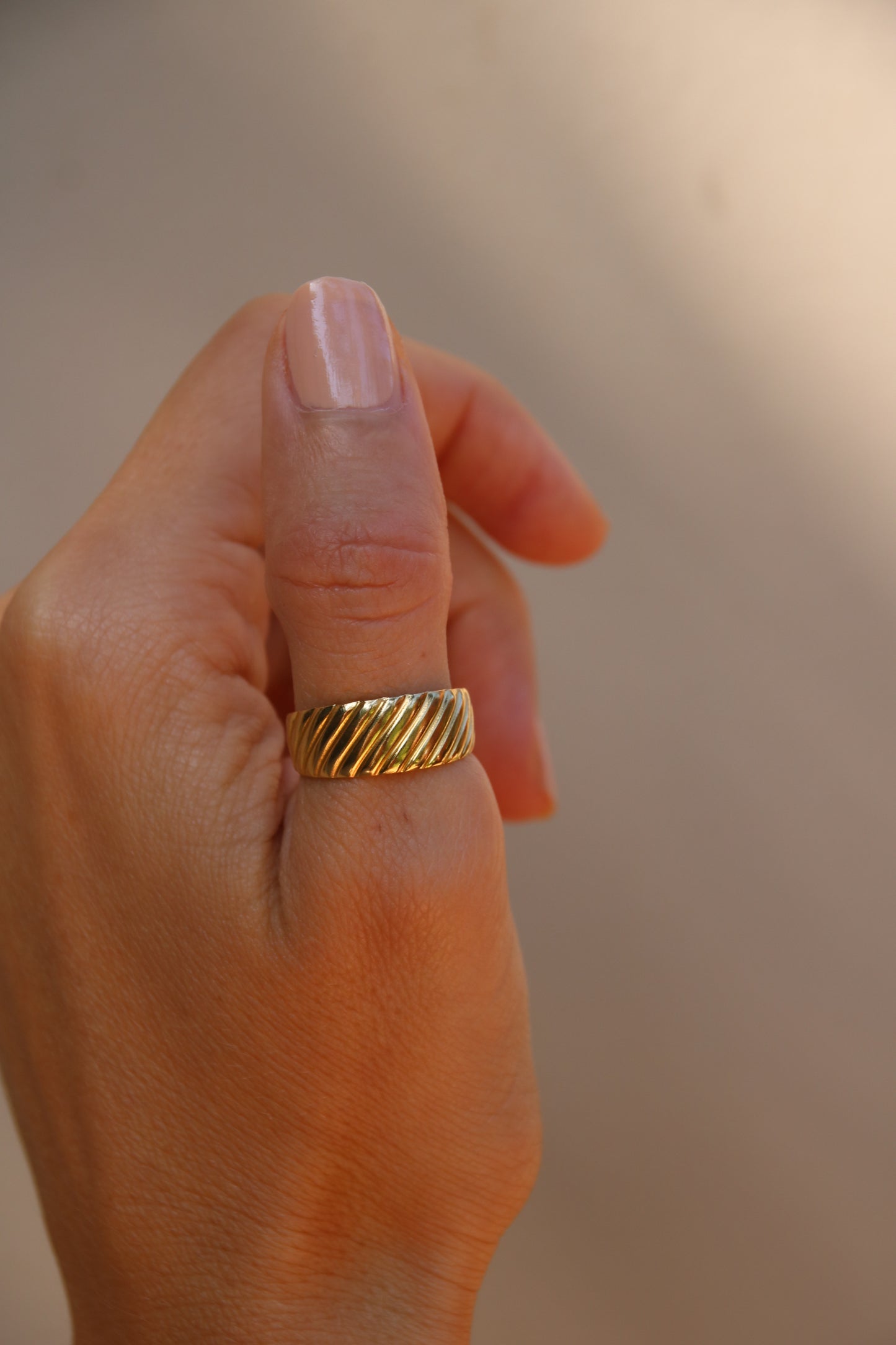Golden Glow Ring