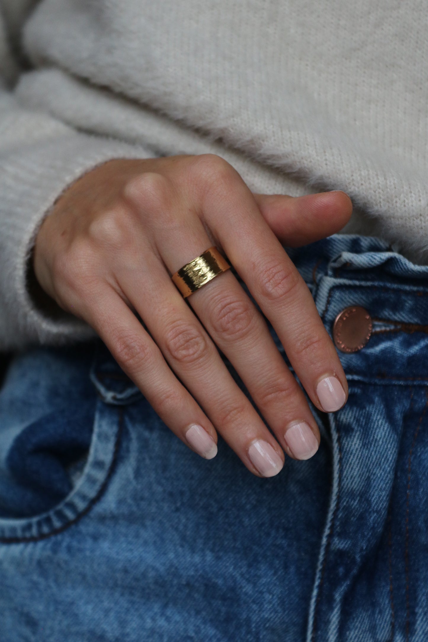 Bague Sérénité Dorée