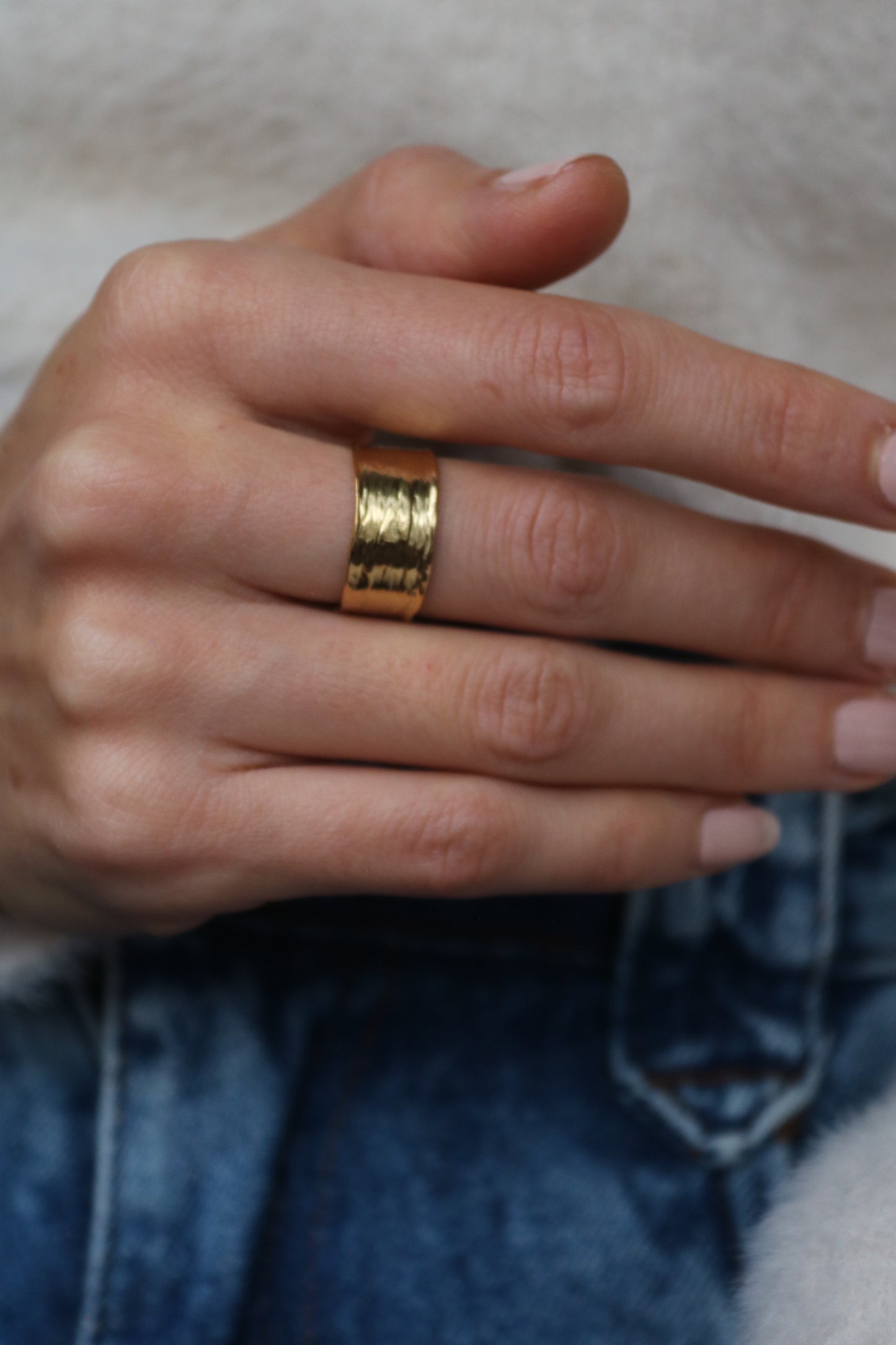 Bague Sérénité Dorée