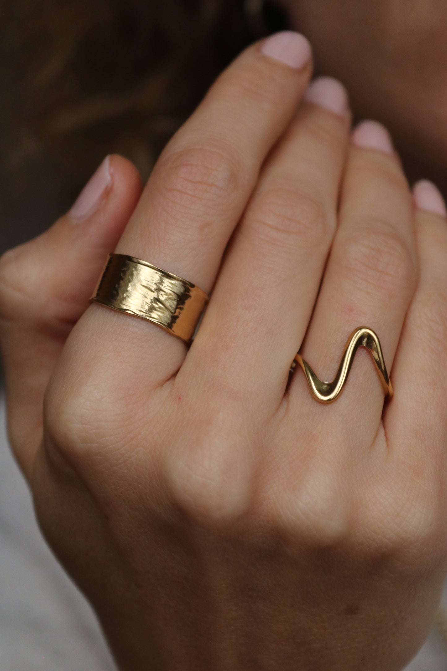 Bague Sérénité Dorée