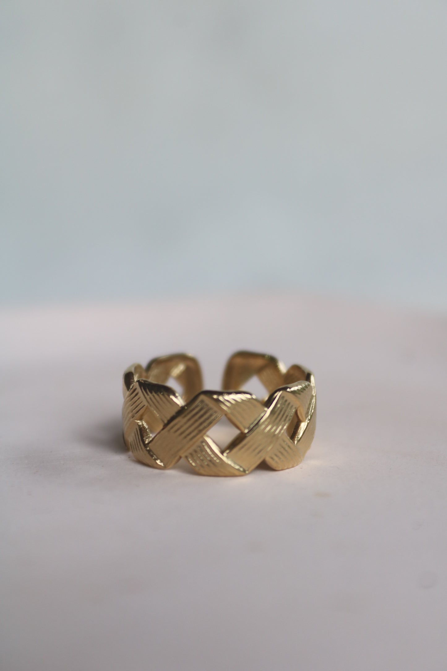 Bague Tissage Éternel