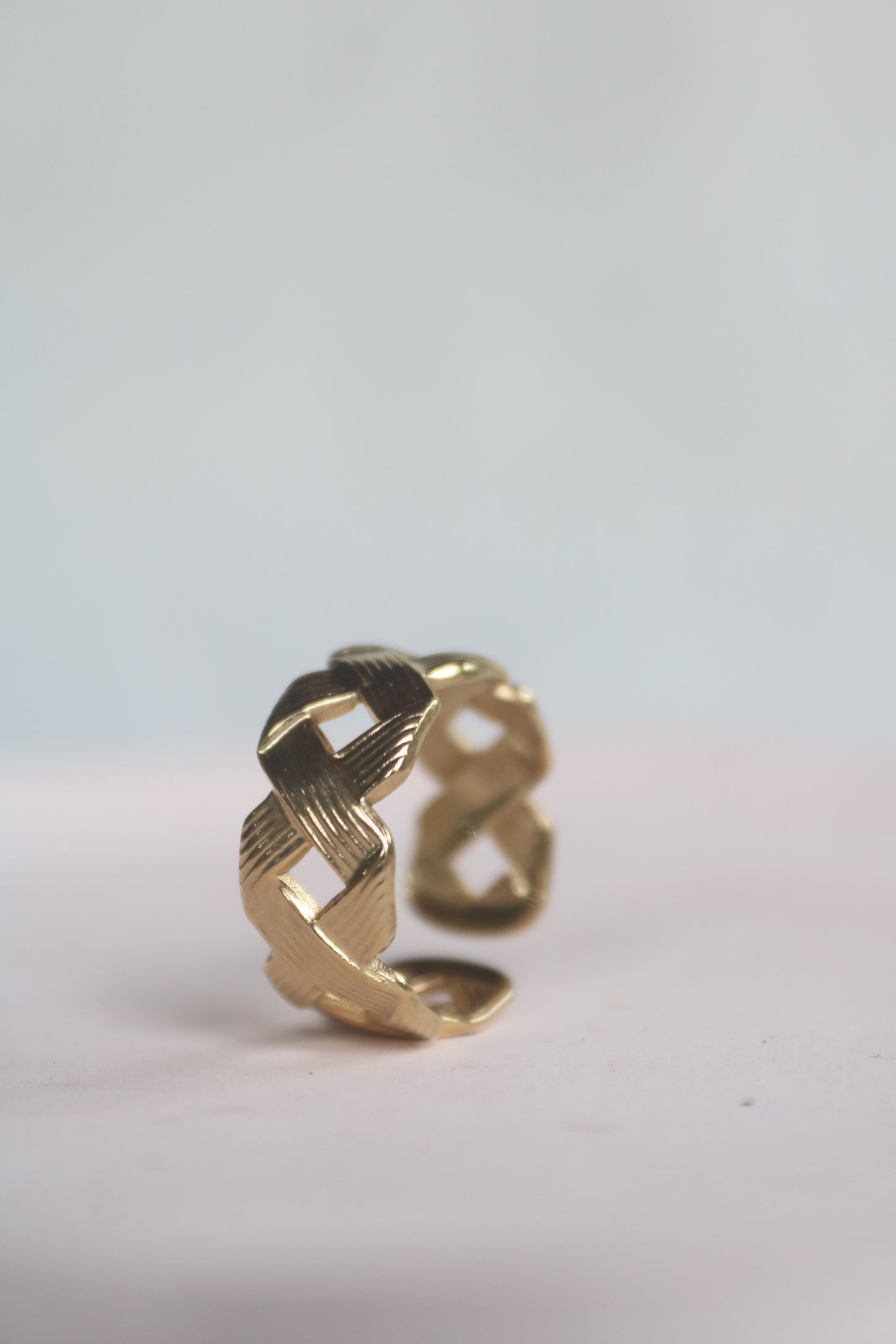 Bague Tissage Éternel