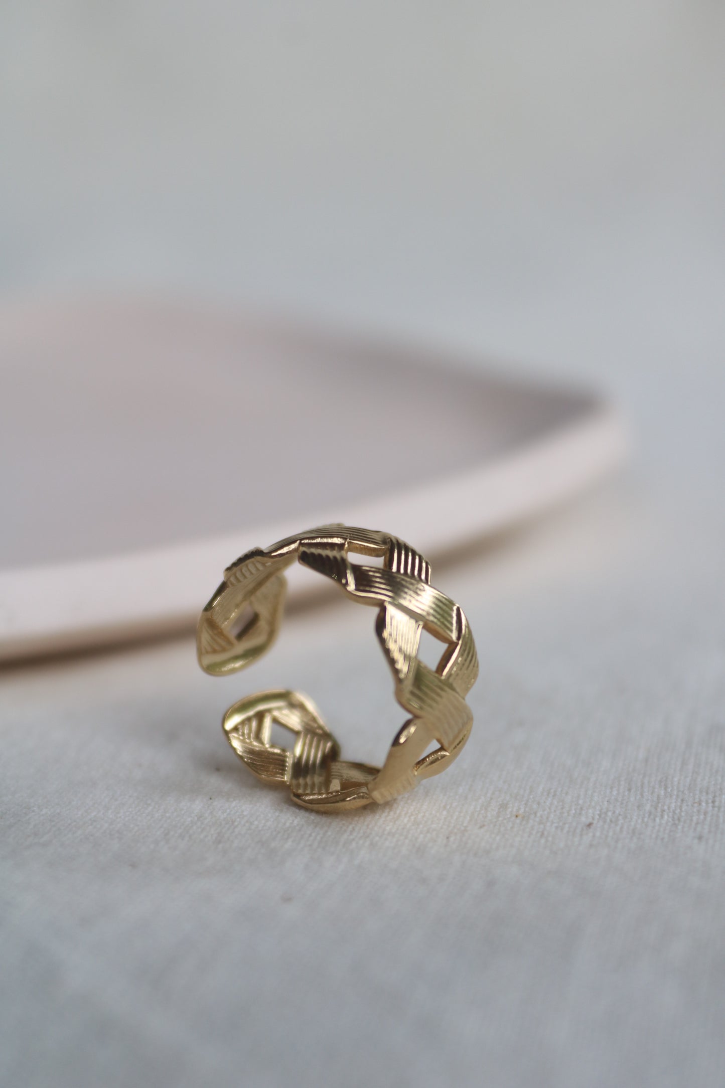 Bague Tissage Éternel