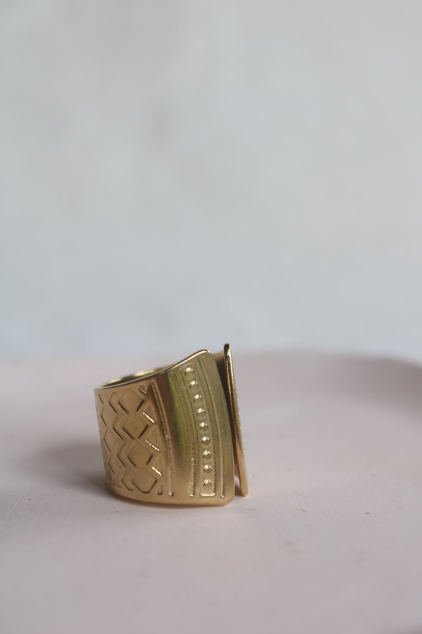 Wide statement ring, wide chunky ring, adjustable ring