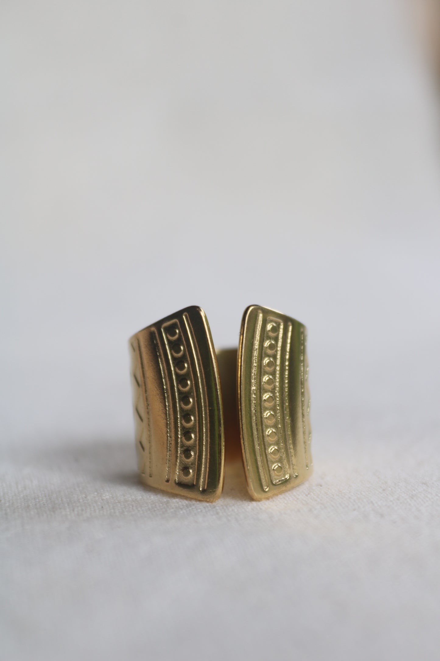 Wide statement ring, wide chunky ring, adjustable ring
