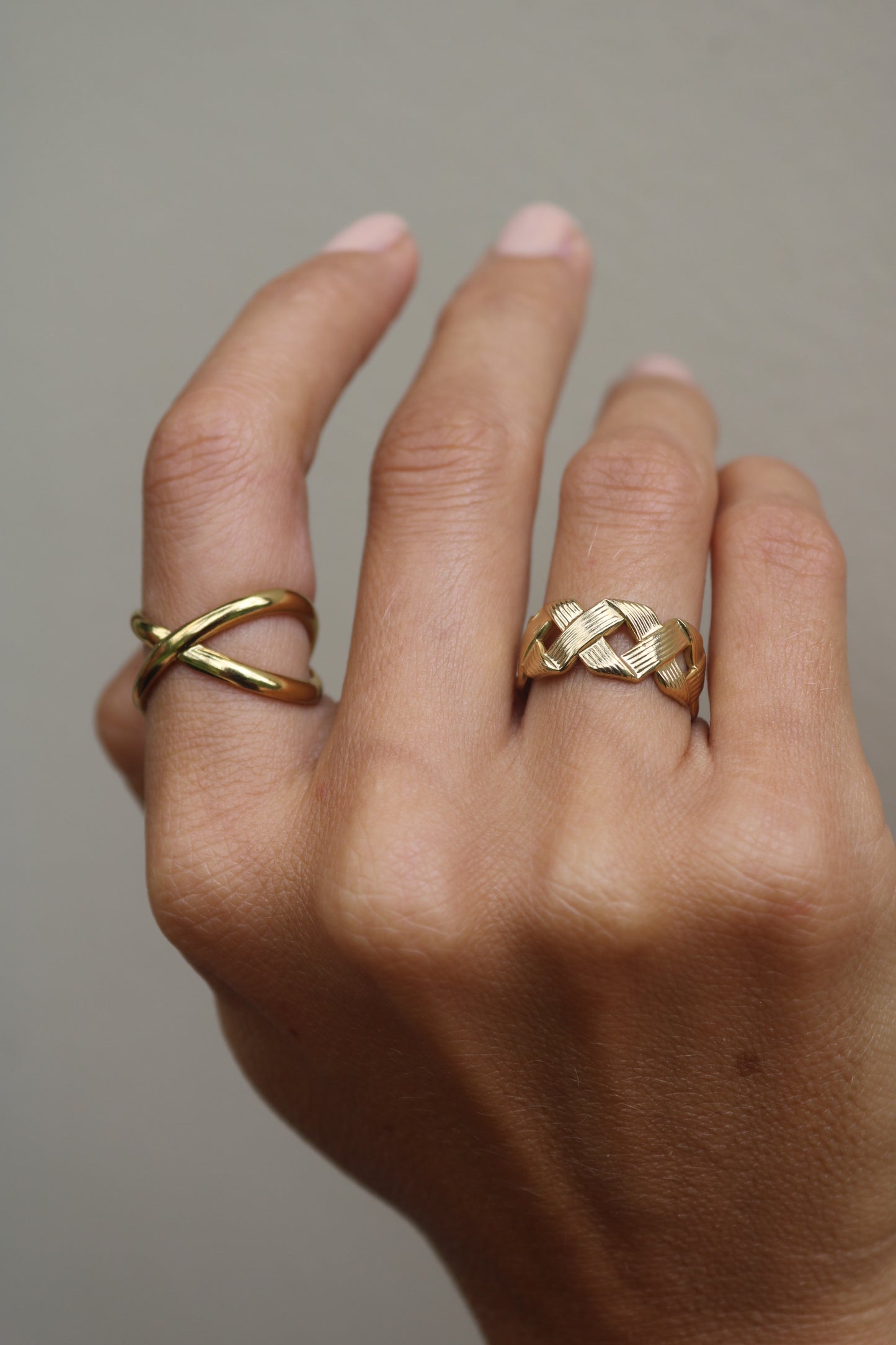 Bague Tissage Éternel