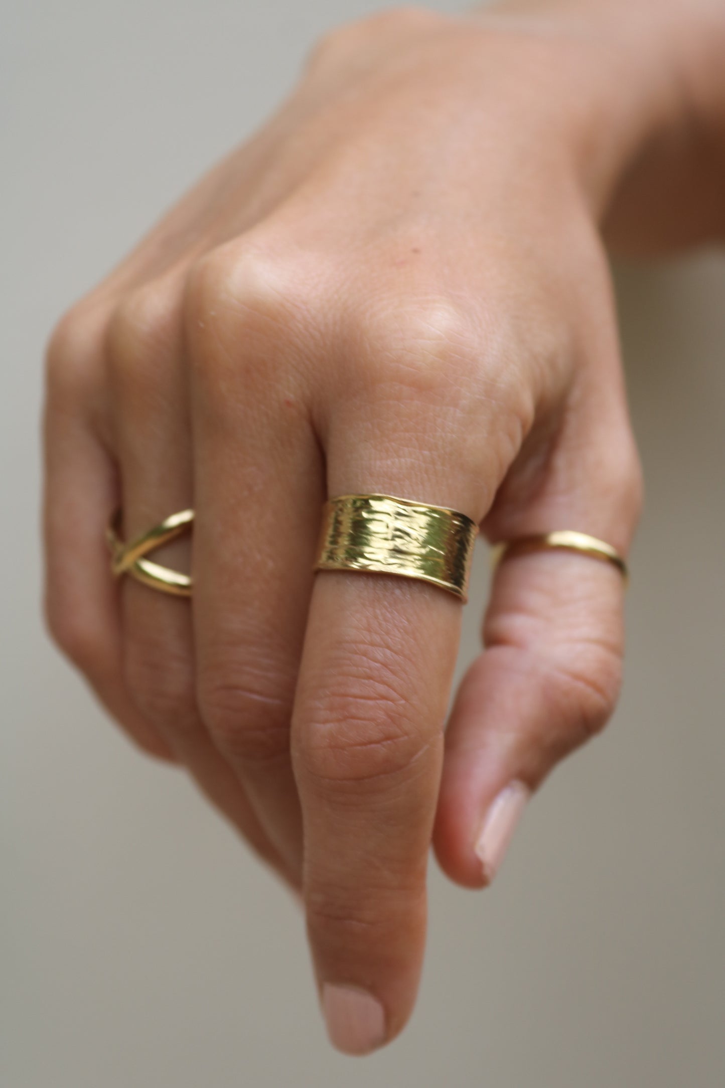 Bague Sérénité Dorée