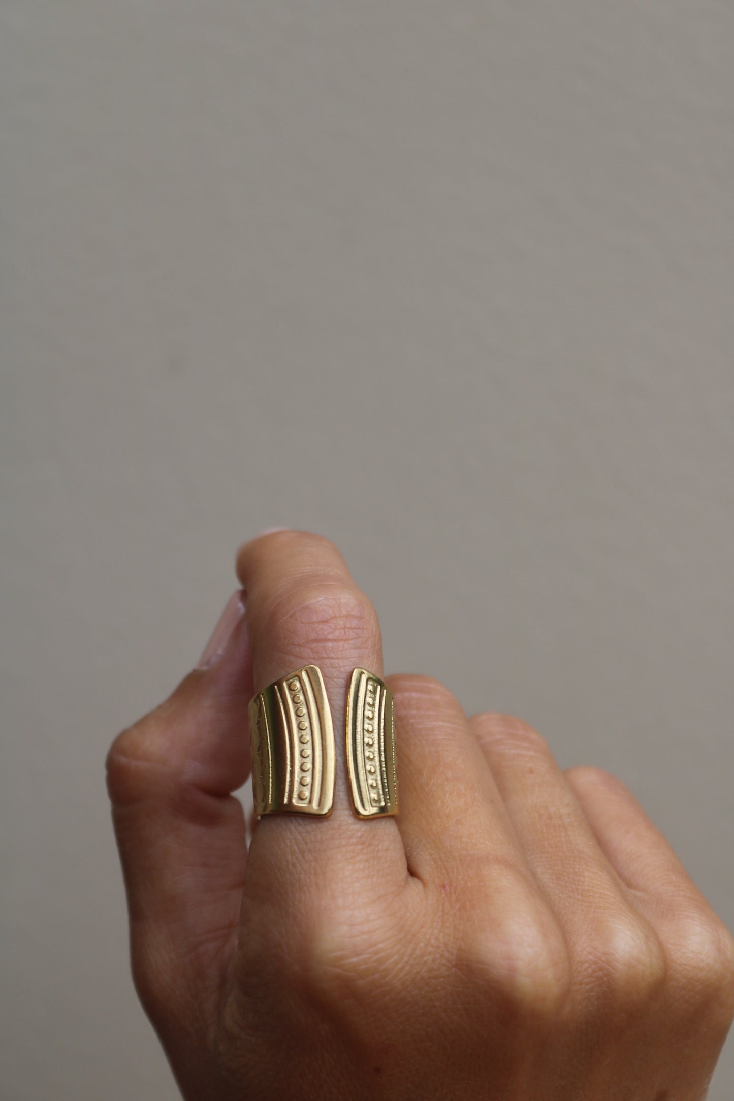 Wide statement ring, wide chunky ring, adjustable ring