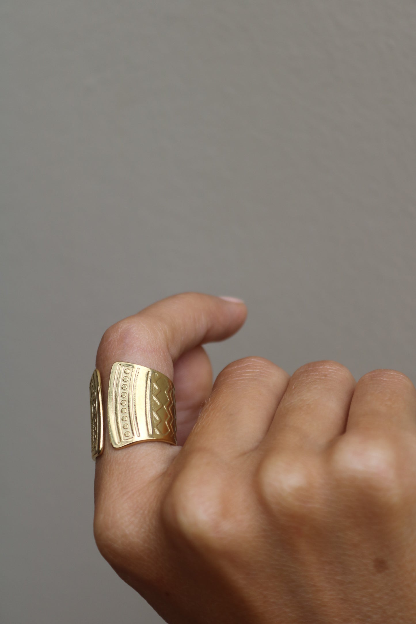 Wide statement ring, wide chunky ring, adjustable ring
