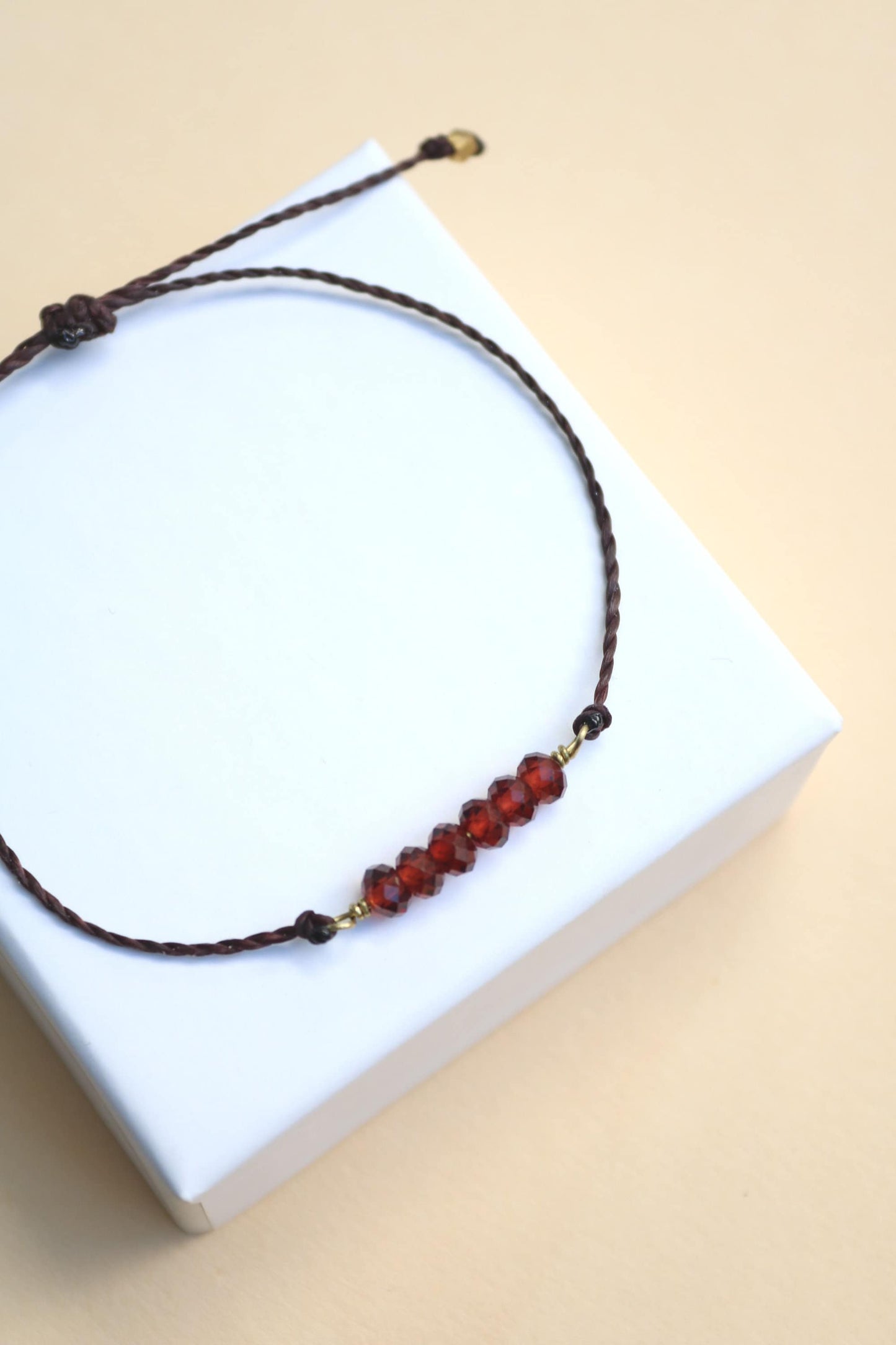 Bracelet citrine, bracelet personnalisé, bijoux en pierre de naissance