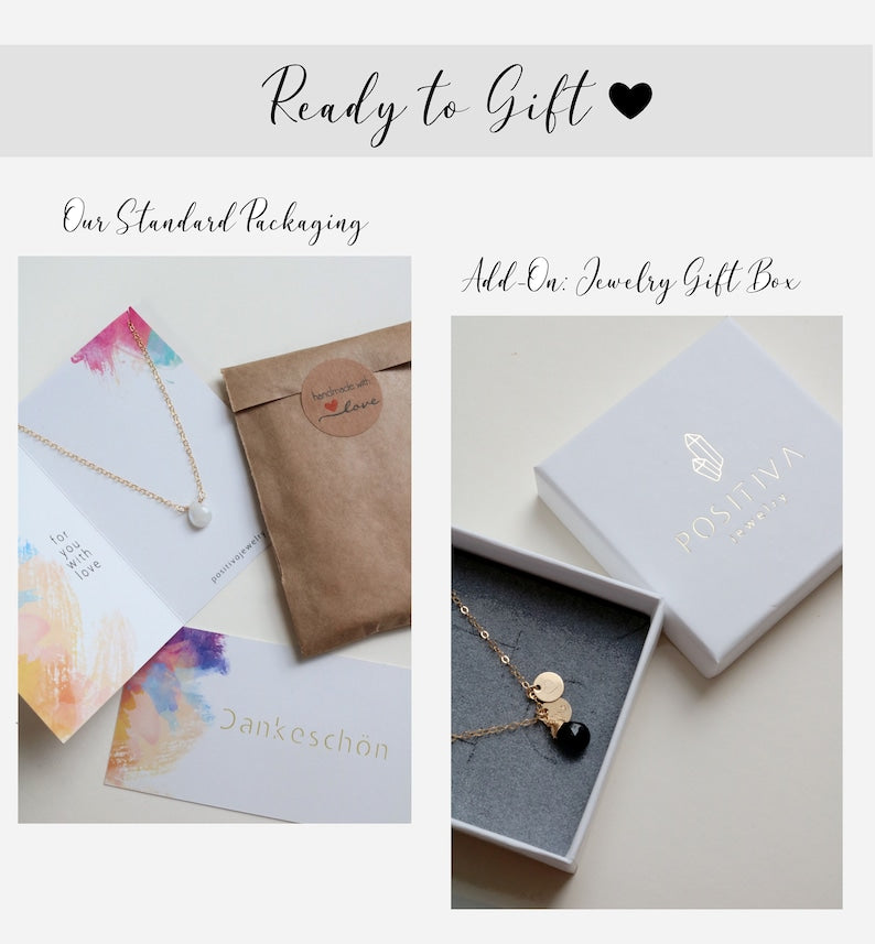 Geburtsstein Anhänger, personalisierte Kette, personalisierter Schmuck