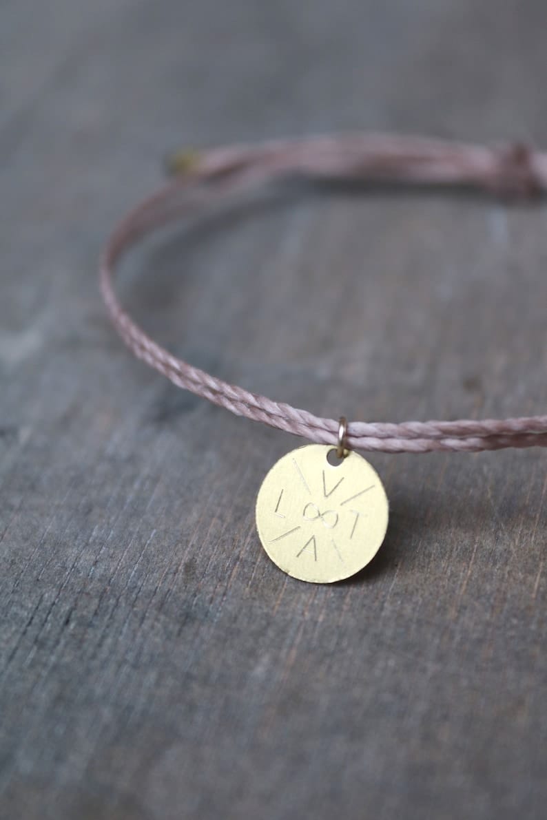 Bracelet familial délicat, bracelet personnalisable