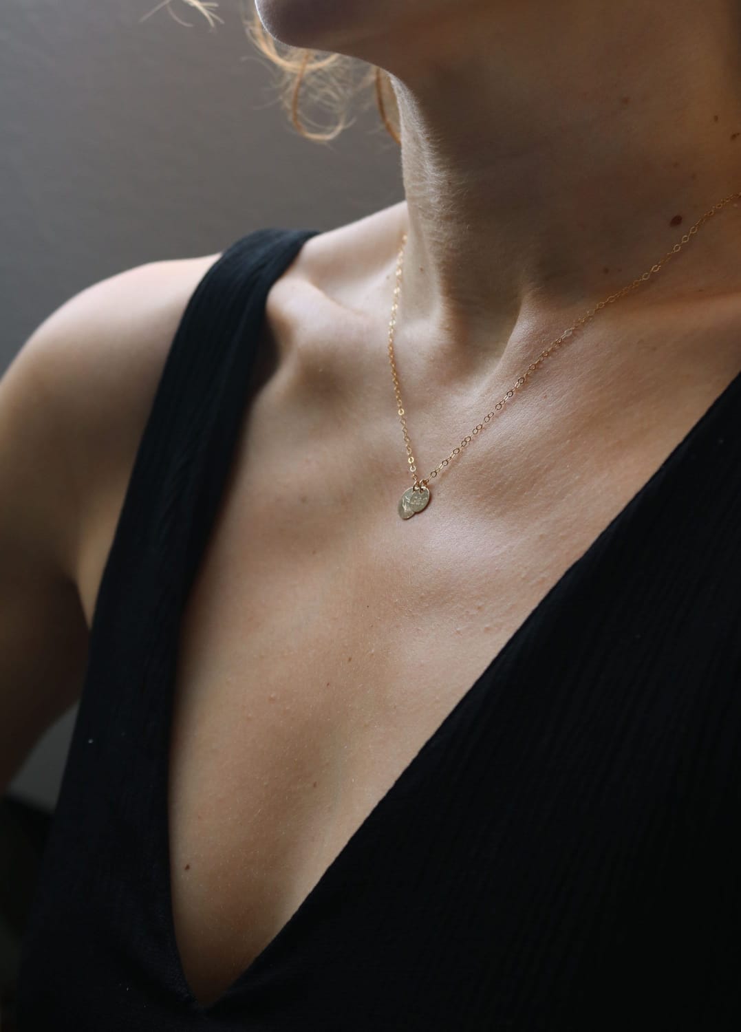 Kette mit Personalisierter Gravur, Plättchen Kette personalisiert mit 10mm & 8mm