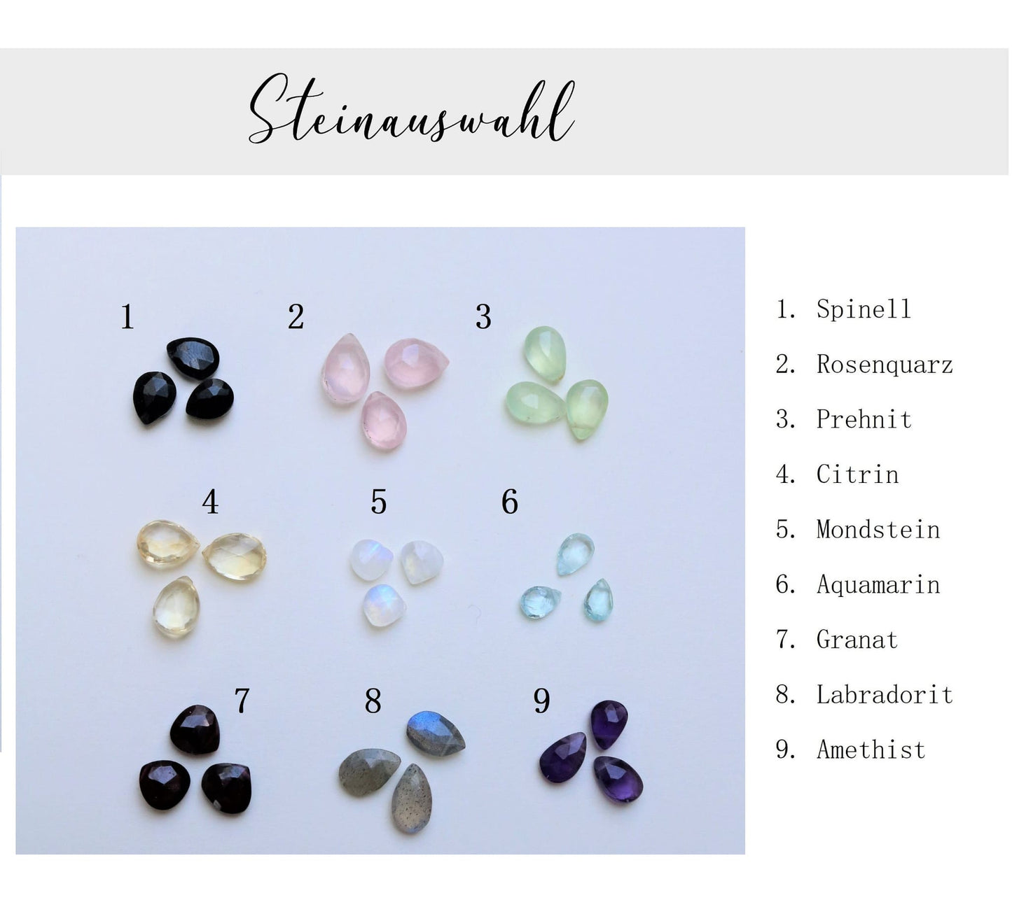 Geburtsstein Anhänger, personalisierte Kette, personalisierter Schmuck