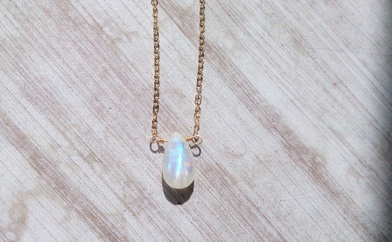 collier pierre de lune