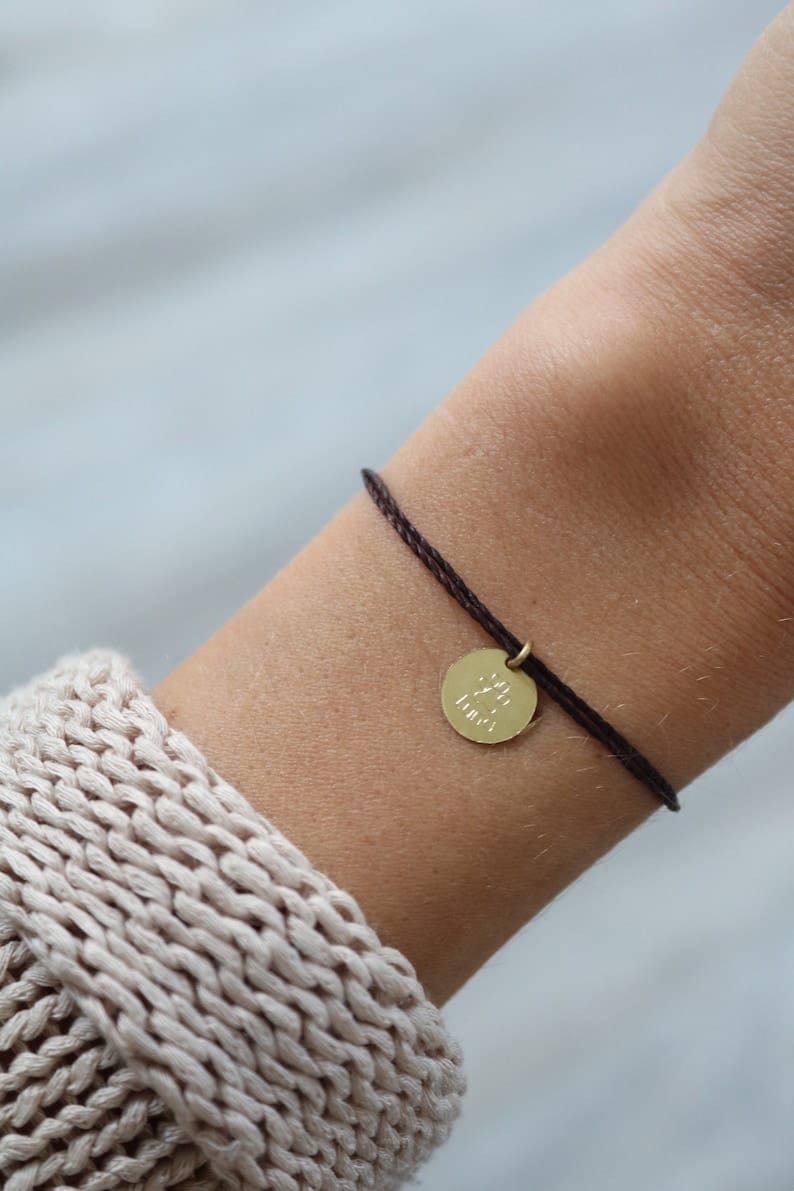 Bracelet d’impression de patte, bracelet initial, cadeau d’amoureux des chiens