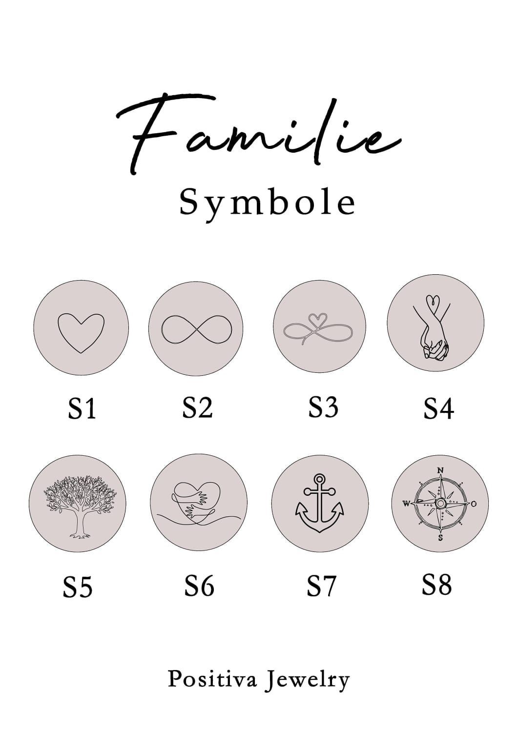 Personalisierte Familien Gravur Kette
