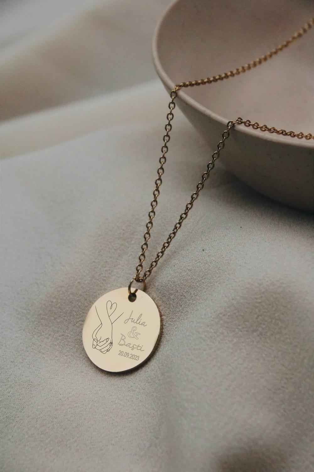 Collier personnalisé pour la Saint Valentin