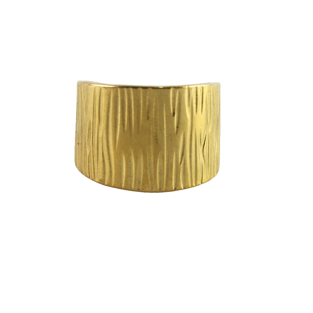 Bague Structure Dorée