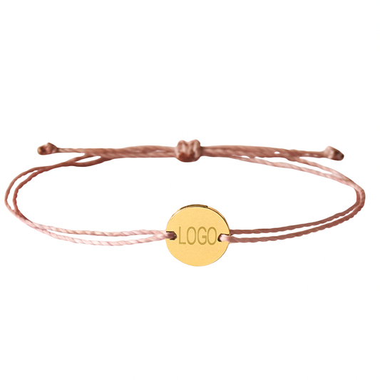 Zartes Armband mit personalisierbarem Anhänger