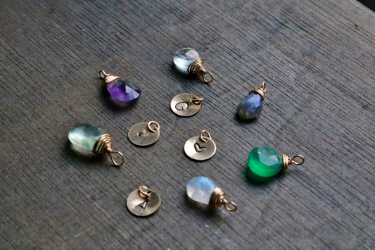 Geburtsstein Anhänger, personalisierte Kette, personalisierter Schmuck