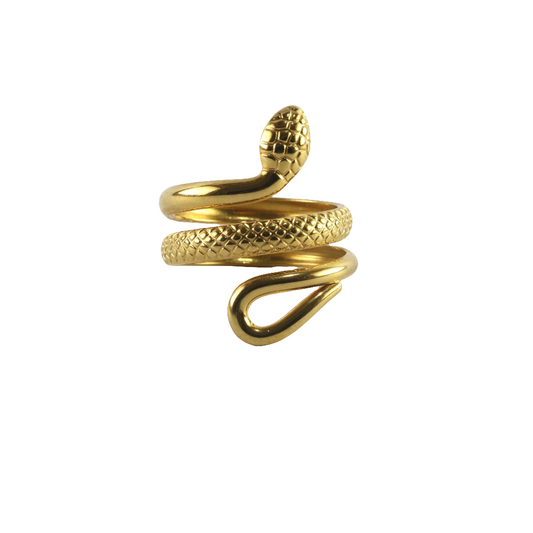 Golden Serpent Ring