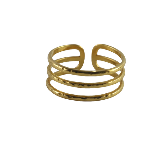 Triple Wave Ring